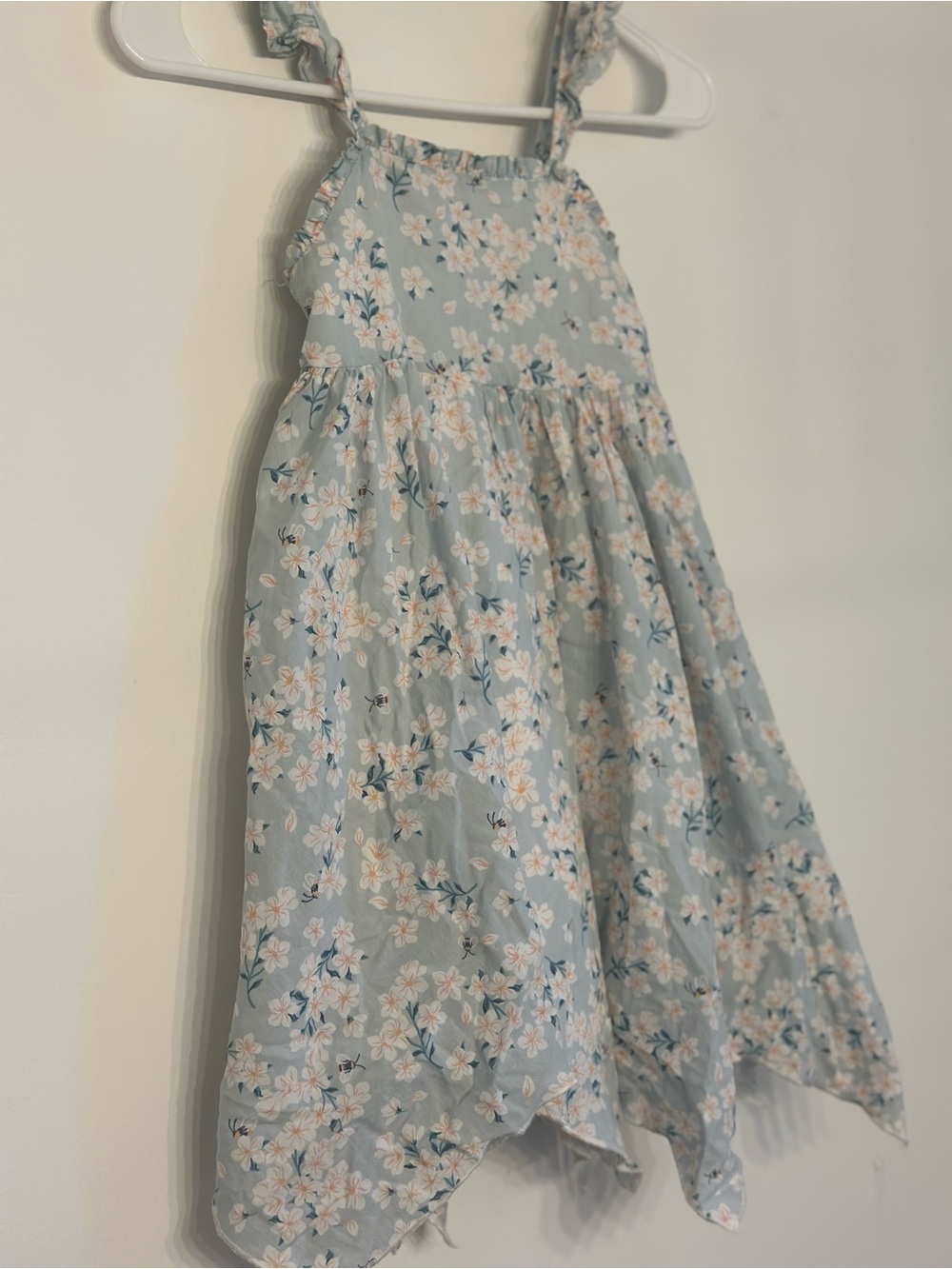 Catherine Malandrino Light Blue Floral Sundress for Girls